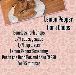 Lemon Peppered Pork Chops