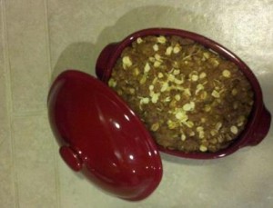 Mini Bean Pot Apple Crisp
