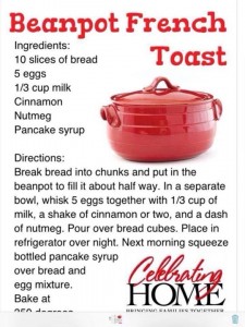 Bean Pot French Toast